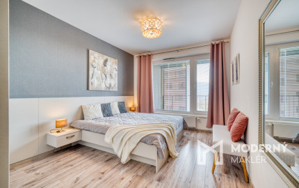 REZERVOVANÉ: Na predaj 2-izbový zariadený byt v novostavbe Bory