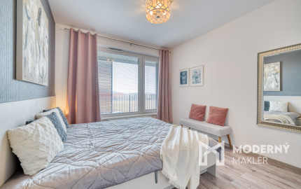 REZERVOVANÉ: Na predaj 2-izbový zariadený byt v novostavbe Bory