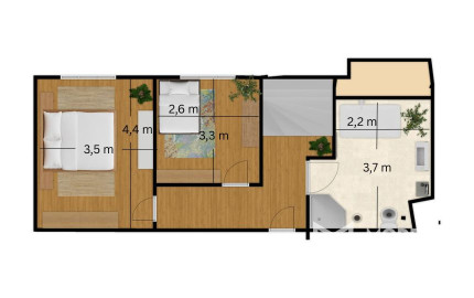 Na prenájom štýlový 3-izbový mezonet v historickom centre Trnavy