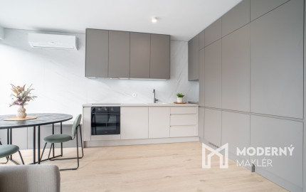 Na prenájom exkluzívny 2-izbový byt s terasou v centre Bratislavy