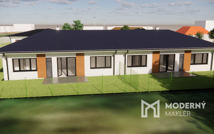 Na predaj 4-izbový rodinný dom TYP DOMU B  v obci Jelka