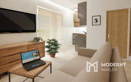 Na predaj investičný 1-izbový apartmán (nebytový priestor) v Bardejove s možnosťou prenosu DPH