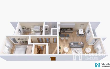 NA PREDAJ | 3-izbový byt s nadštandardnou výmerou v Trenčíne na ul. Liptovská