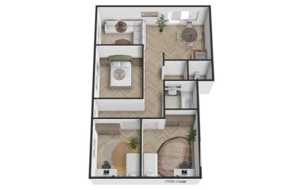 Na predaj príjemný 4-izbový byt so záhradou v Tomášove