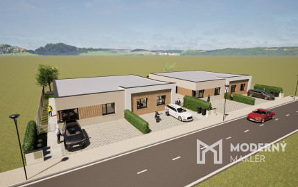 Na predaj novostavba dvojdom - Nové m. n. Váhom - Častkovce.