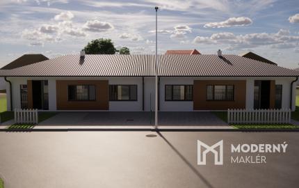 Na predaj 4-izbový rodinný dom TYP DOMU B  v obci Jelka