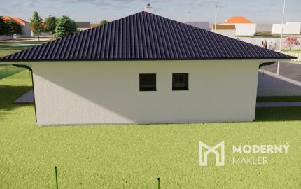 Na predaj 4-izbový rodinný dom TYP DOMU B  v obci Jelka