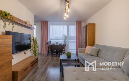 Na prenájom zariadený 1,5-izbový byt s loggiou v Košiciach