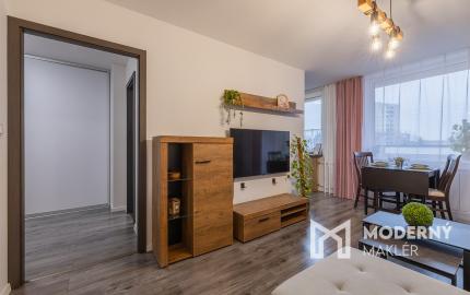 Na prenájom zariadený 1,5-izbový byt s loggiou v Košiciach