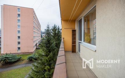 Na prenájom zariadený 1,5-izbový byt s loggiou v Košiciach