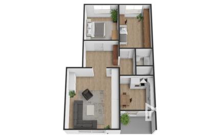 Na predaj 3-izbový byt s výhľadom na hrad v Bratislave