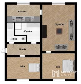 Na predaj 3-izbový priestranný holobyt v Prešove