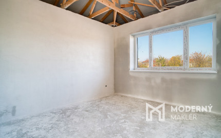 Na predaj 4-izbový rodinný dom TYP DOMU B  v obci Jelka