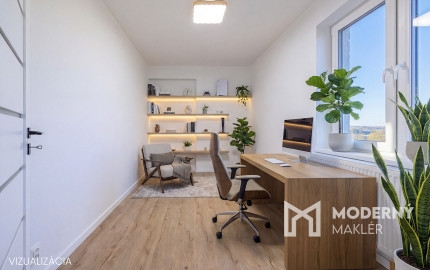 Na predaj zrekonštruovaný 3-izbový byt v obci Malcov