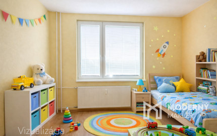 Na predaj slnečný 3,5-izbový byt v Nitre na sídlisku Klokočina