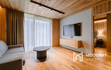 Exkluzívny  Apartmán v hotelovom komplexe s najlepším výhľadom priamo u lanovky - Apartmán Elements, Tatranská Lomnica - Vysoké Tatry