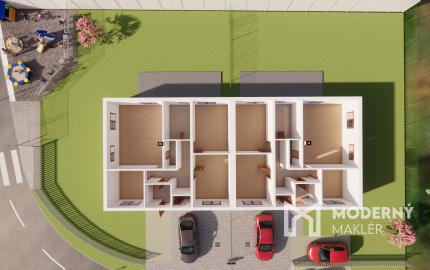 Na predaj 4-izbový rodinný dom TYP DOMU C  v obci Jelka