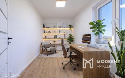 Na predaj zrekonštruovaný 3-izbový byt v obci Malcov