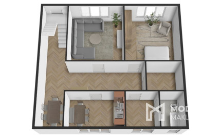 Na predaj 2-generačný rodinný dom v obci Zámutov