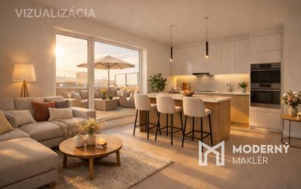 Na predaj 2-izbový byt s terasou v Bánovciach nad Bebravou