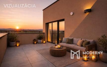 Na predaj 3-izbový byt s terasou v Bánovciach nad Bebravou