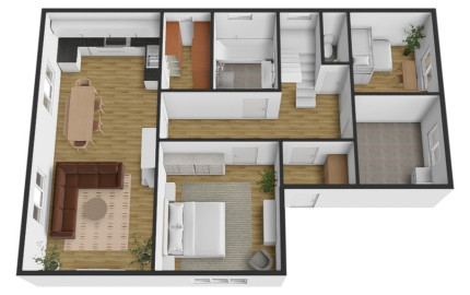 Rozostavaný dom na dokončenie podľa seba s veľkým pozemkom