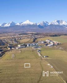 Na predaj pozemok s výhľadom na Tatry v obci Mlynica