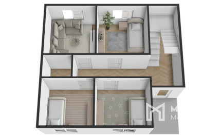 Na predaj rodinný dom v blízkosti mesta Veľký Krtíš