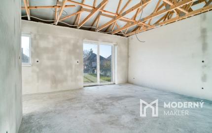 Na predaj 4-izbový rodinný dom TYP DOMU B  v obci Jelka