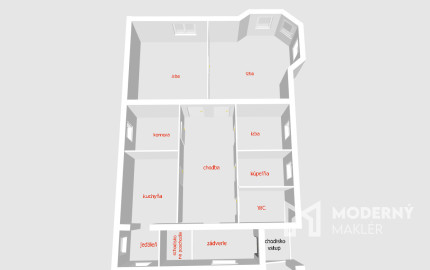 Exklzívne na predaj veľký 7 izb. RD- Partizánske / Veľké Bielice