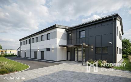 Na predaj výrobná hala s administratívnou časťou pri Lučenci