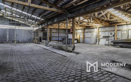 Na predaj výrobná hala s administratívnou časťou pri Lučenci