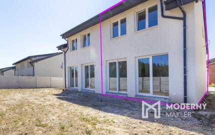 Na predaj 4 izbová bytová jednotka v dvojdome v Lehniciach