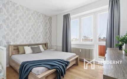 Na prenájom 3-izbový byt s balkónom v Rači