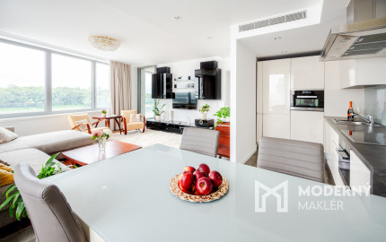 Prenájom - 3i byt s terasou a parkovacím státím v Eurovea