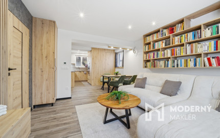 Na prenájom kompletne zariadený 2-izbový byt v Lozorne