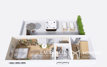 NA PREDAJ | 3-IZBOVÝ BYT SO SÚKROMNOU TERASOU S VÝHĽADOM NA HRAD  + GARSÓNKA V CENE