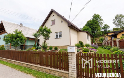 Na predaj rodinný dom s priestrannou záhradou v Oščadnici