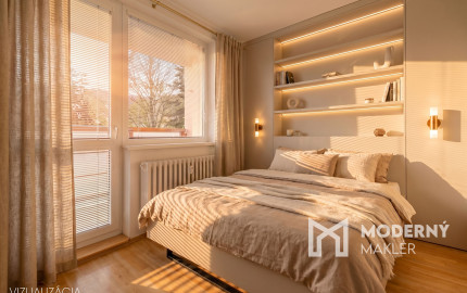 Na predaj 1-izbový byt s dvoma loggiami v Gelnici