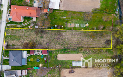 Na predaj veľkorysý stavebný pozemok v obci Gomboš