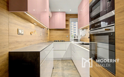 Na predaj prerobený, zariadený 3 izbový byt v Ružinove BA