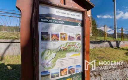 Na predaj zariadený rodinný dom v obci Vernár