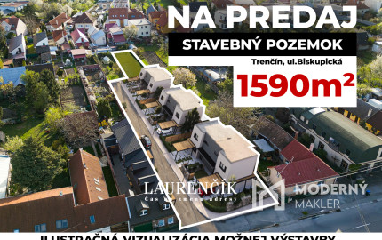 NA PREDAJ | INVESTIČNÝ STAVEBNÝ POZEMOK | TRENČÍN - BISKUPICE