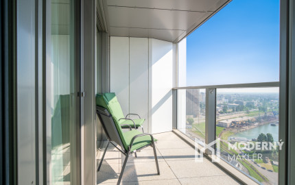 Na prenájom 2-izbový byt so šatníkom, Bratislava – Eurovea Tower