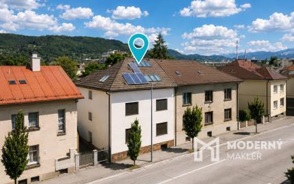 Na predaj výnimočný 2-izbový podkrovný byt v centre Žiliny