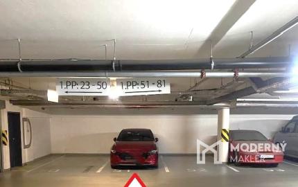 Na predaj vnútorné parkovacie miesto, Rezidencia pri radnici, Strojárenská ulica, Košice - centrum