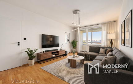 Investičná príležitosť vo Vrakuni – priestranný 2-izbový byt 64 m² s lodžiou na Čiližskej ulici