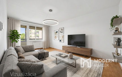 Investičná príležitosť vo Vrakuni – priestranný 2-izbový byt 64 m² s lodžiou na Čiližskej ulici