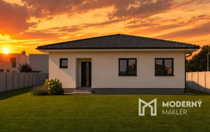 Na predaj novostavba 4-izbového rodinného domu v Moravanoch nad Váhom