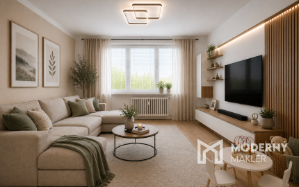REZERVOVANÉ: Na predaj 3-izbový byt s panoramatickým výhľadom na celé Košice